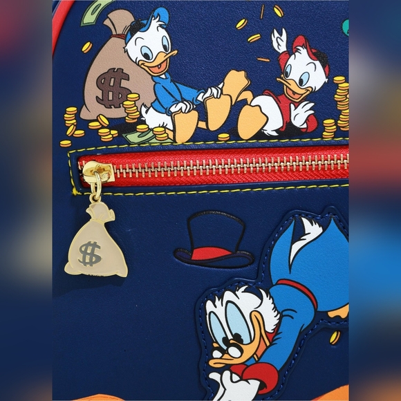 Loungefly Disney DuckTales Gold Coins Mini Backpack - Picture 2 of 5